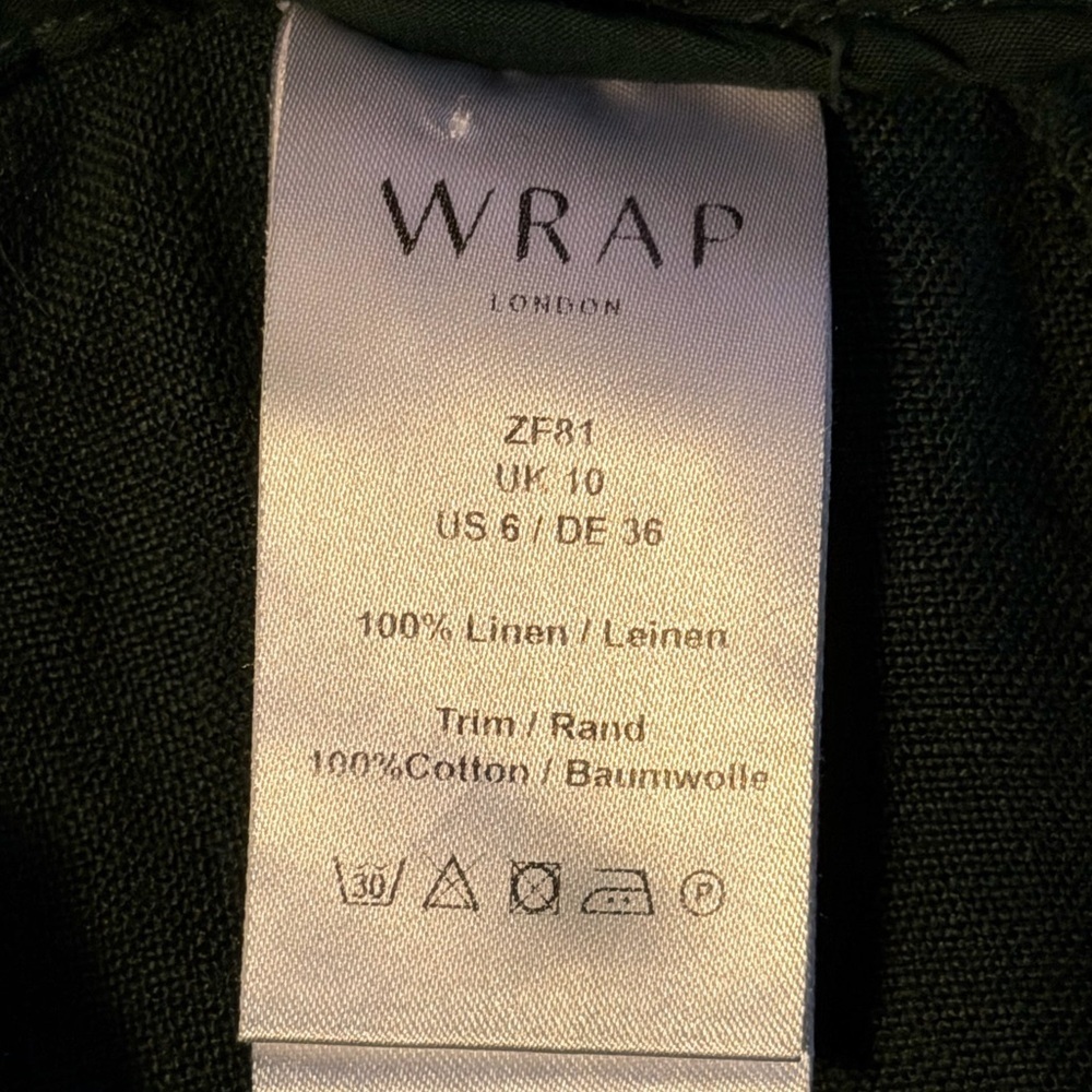 Wrap London Green Ankle Pants - Picture 5 of 5